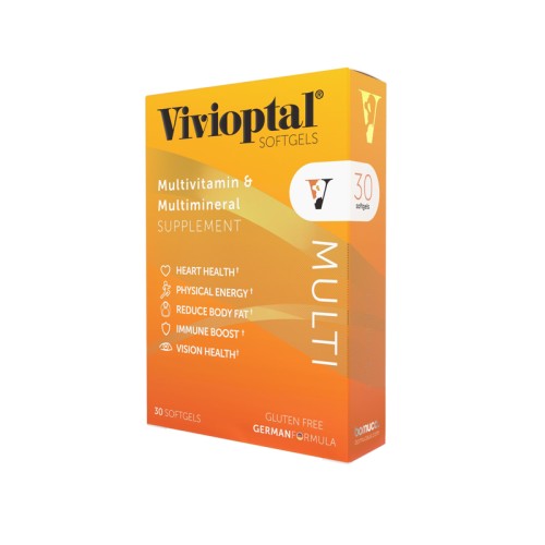 Vivioptal Multi, 30 Softgels - German Formula Multivitamin & Multimineral, Gluten-Free